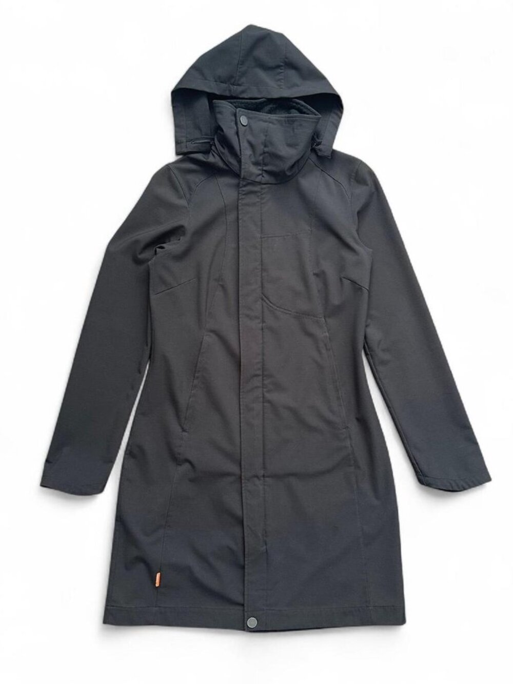 Icebreaker Highline Merino Jacket Women’s S Black Zip 3/4 Length Wool Lined